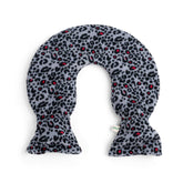 UMOI Nacken Wärmflasche 1.8 Liter mit kuschligem Supersoft Korean Fleece Bezug Pink Leopard